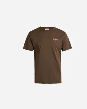 Mens small logo tee - Coffee