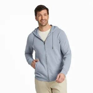 Men's Solid French Terry Zip Hoodie