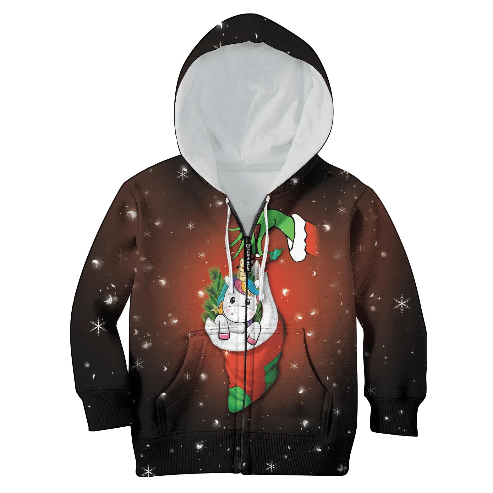 Merry Christmas Unicorn Kid Custom Cosplay Hoodies T-shirt Apparel
