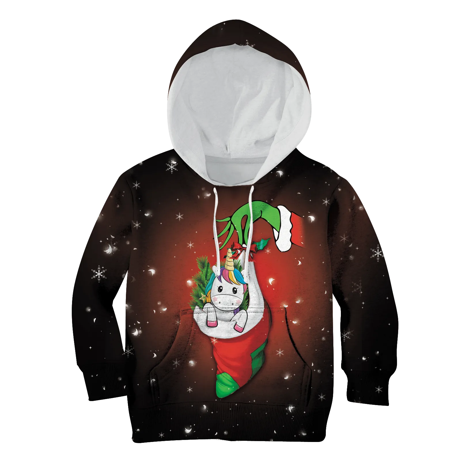 Merry Christmas Unicorn Kid Custom Cosplay Hoodies T-shirt Apparel