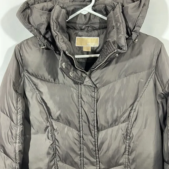 Michael Kors Down Filled Brown Coat Size Small