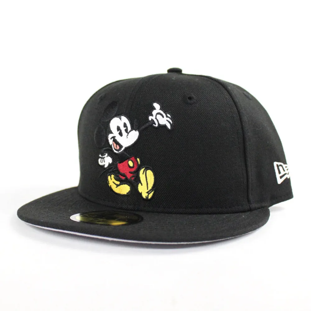 Mickey Mouse II New Era 59Fifty Fitted Hat (Black Gray Under Brim)