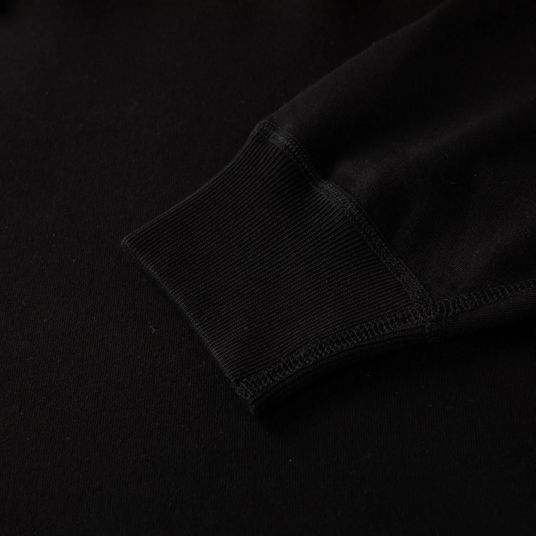 Midweight Terry Standard Hoodie Black