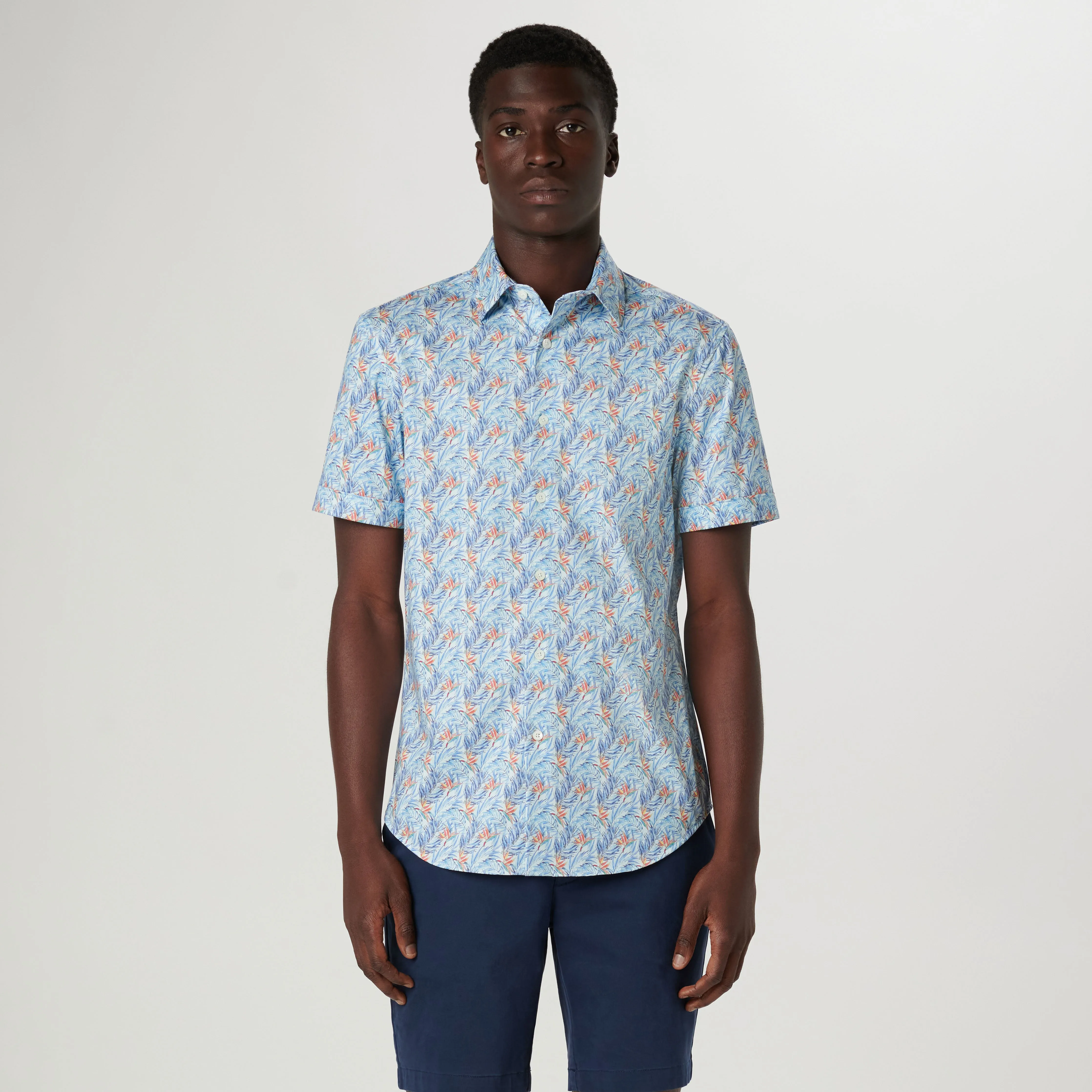 Miles Floral OoohCotton Short Sleeve Shirt