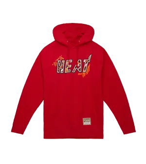 Mitchell & Ness Miami HEAT Game Day Pattern Hoodie