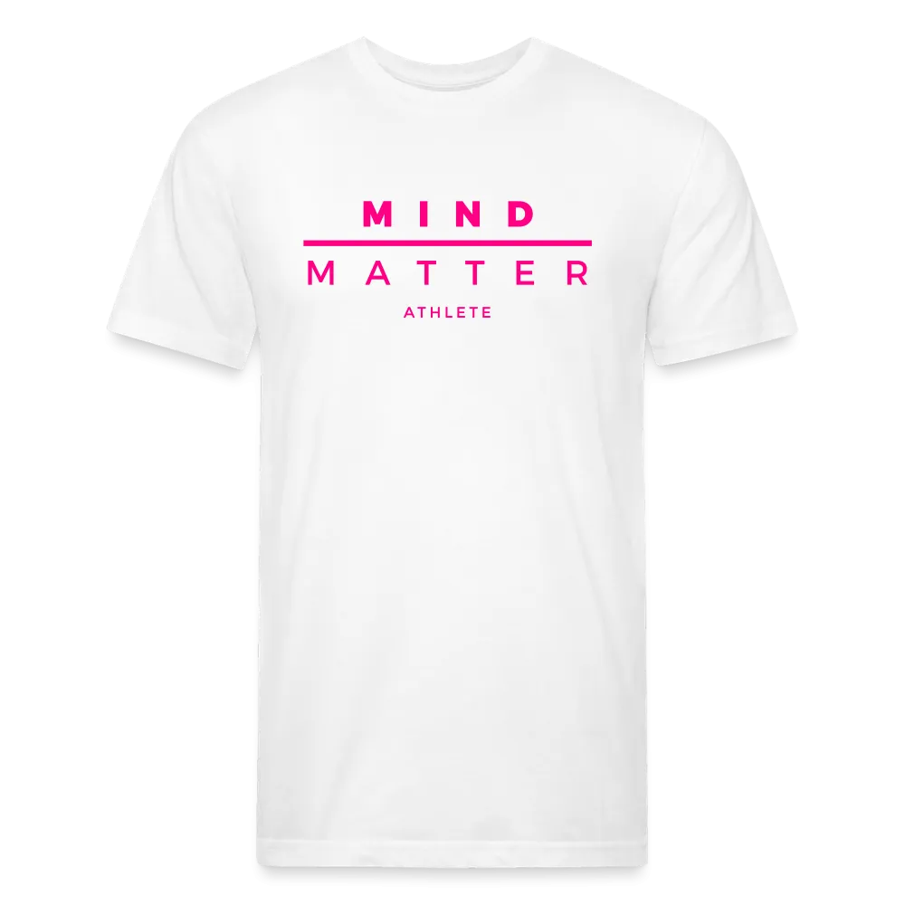 MM Neon- Fitted Cotton/Poly T-Shirt by Next Level