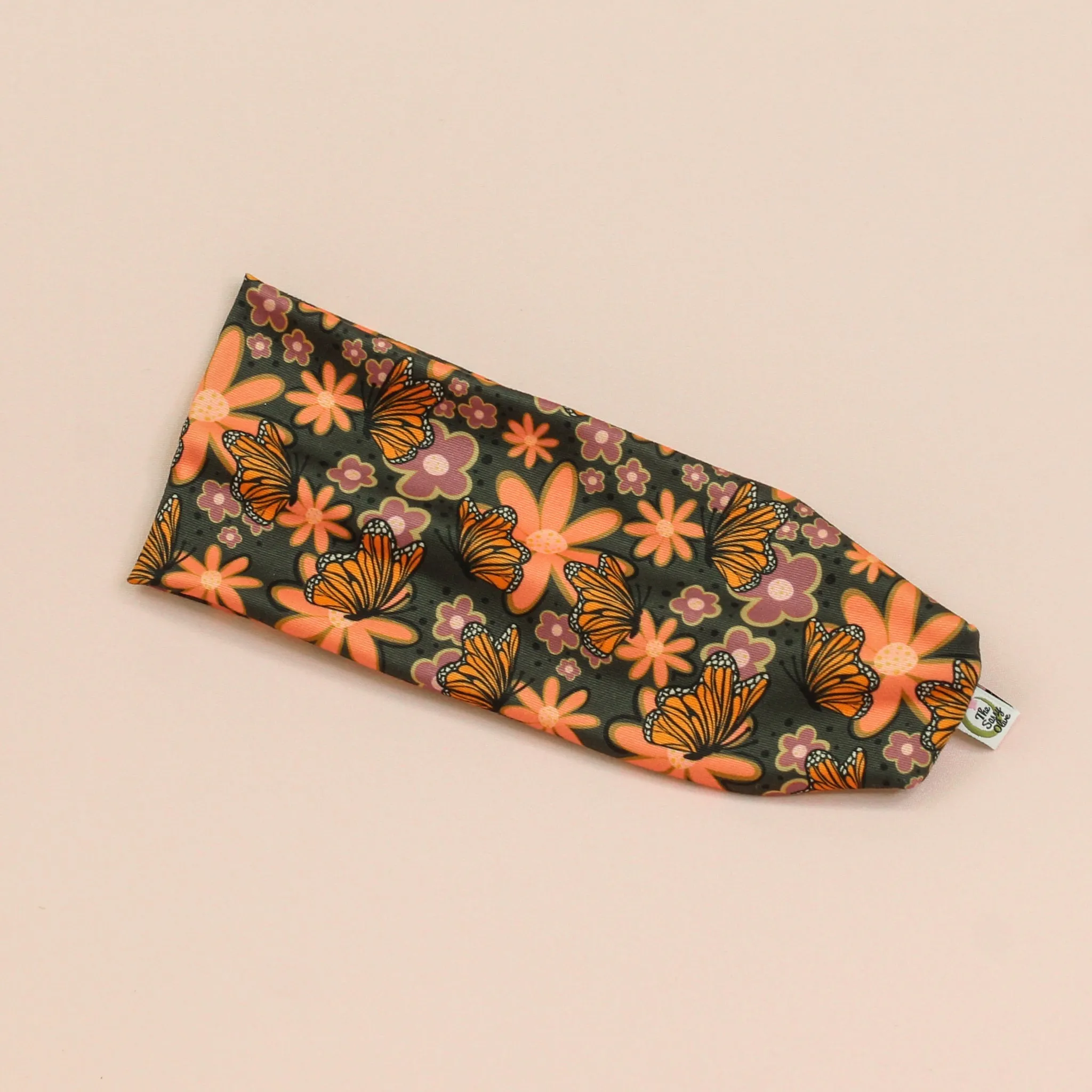 Monarch Garden Stretch Headband