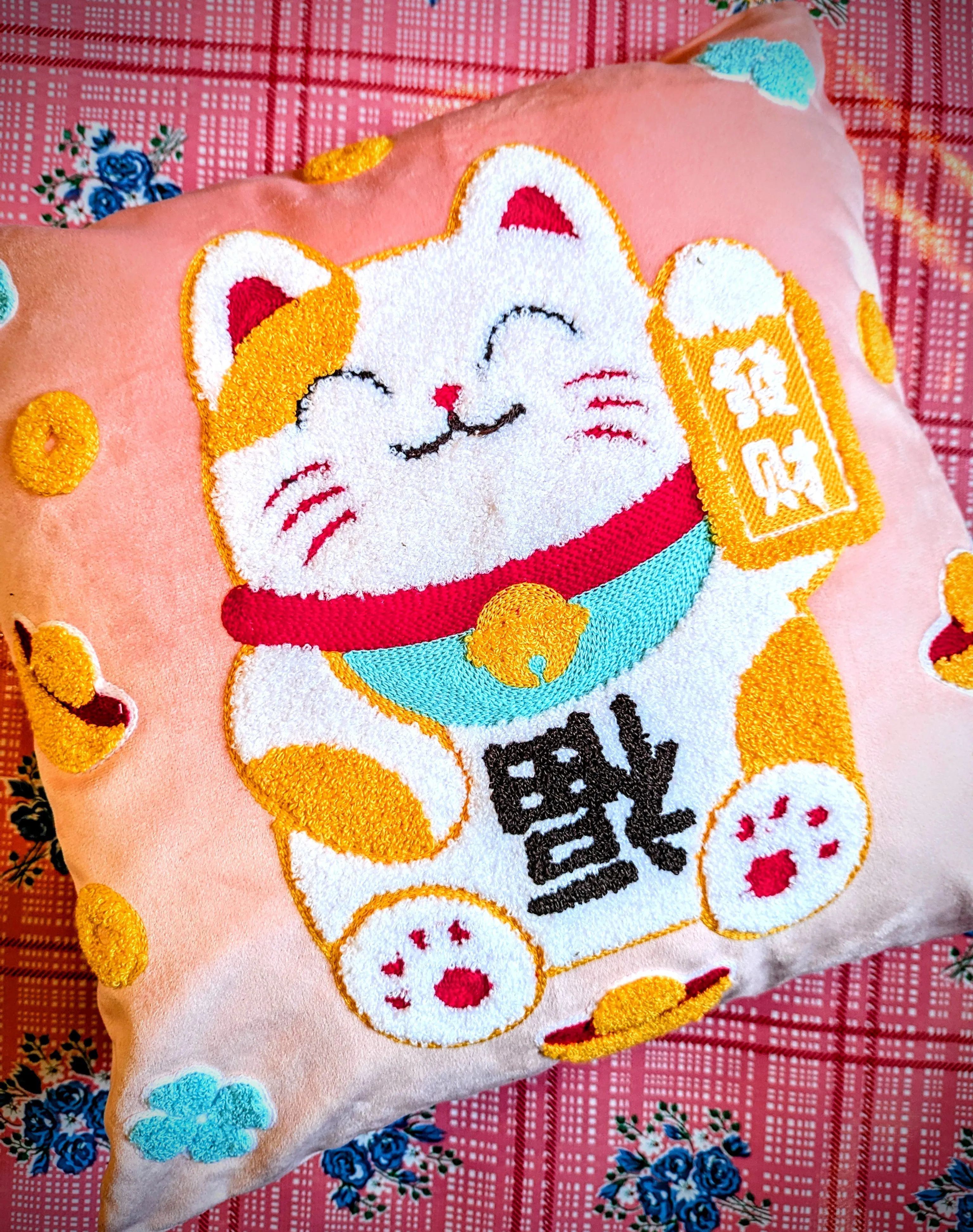 Money Lucky tufty cushions !!!