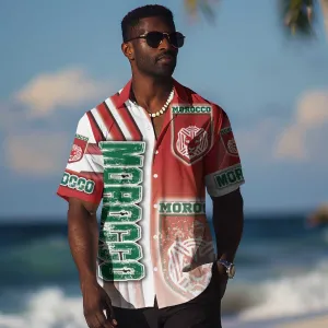 Morocco Soccer Hawaiian Shirt Atlas Lions Football - Road To Champion DT03