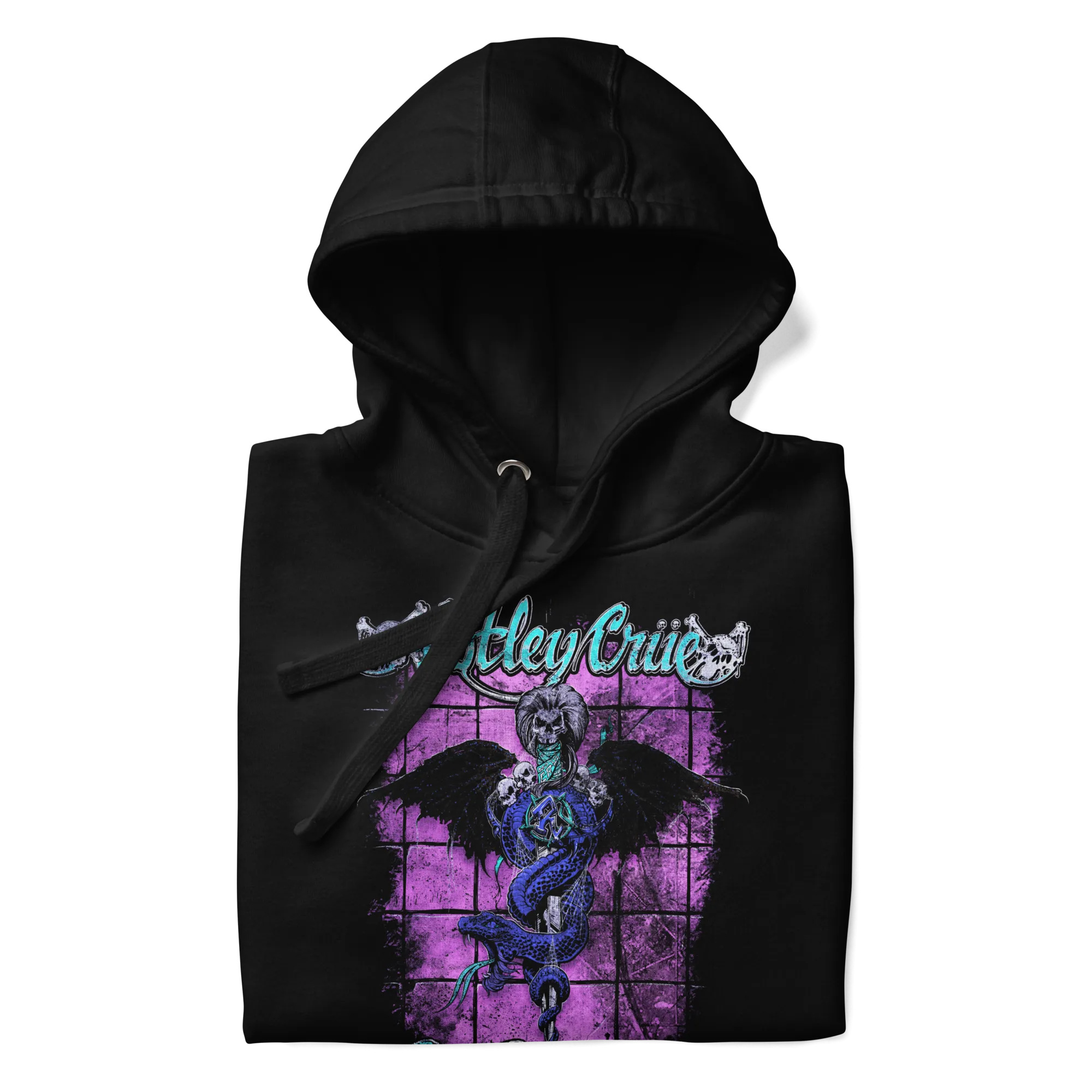Motley Crue Pop Dr. Feelgood Jumbo Print Hoodie