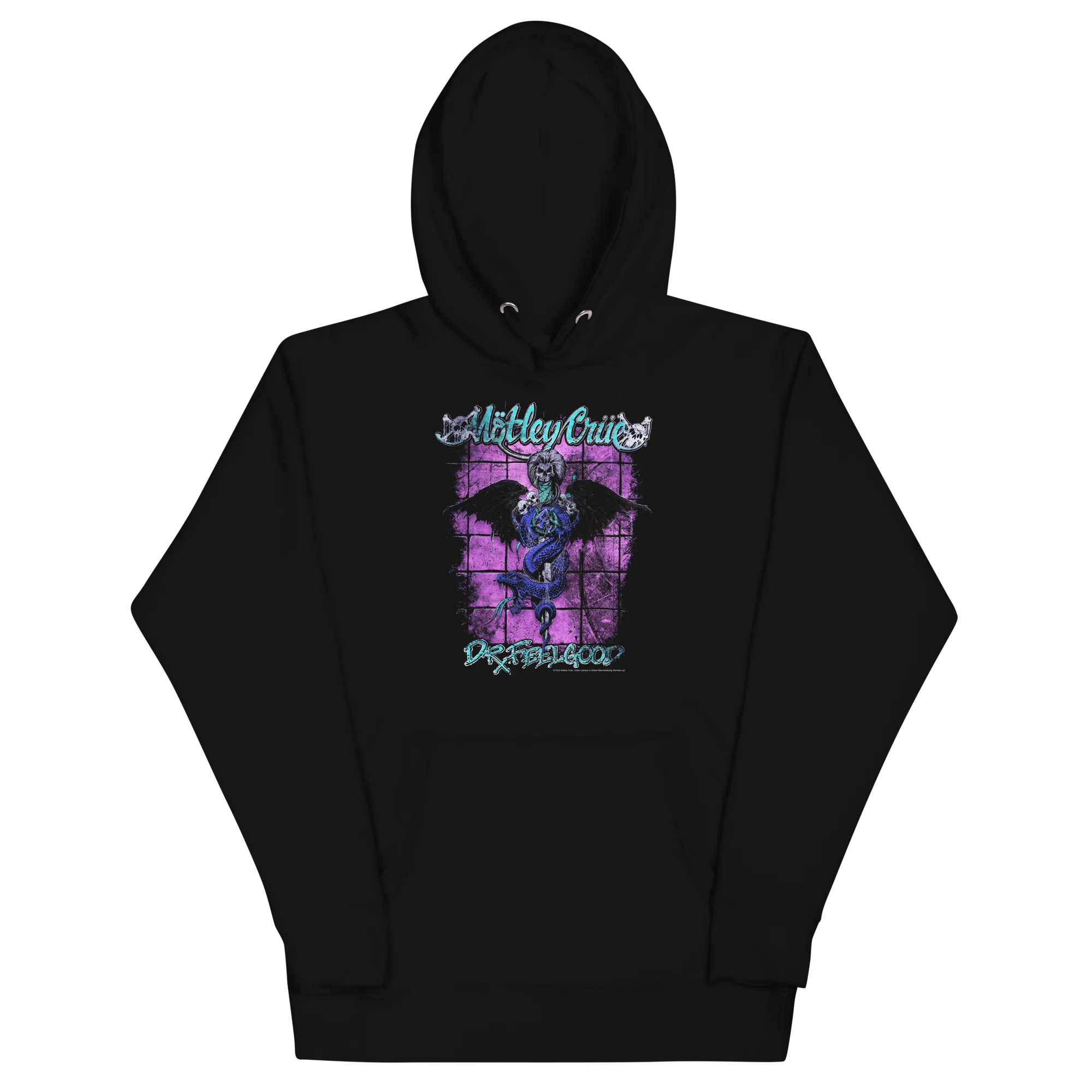 Motley Crue Pop Dr. Feelgood Jumbo Print Hoodie