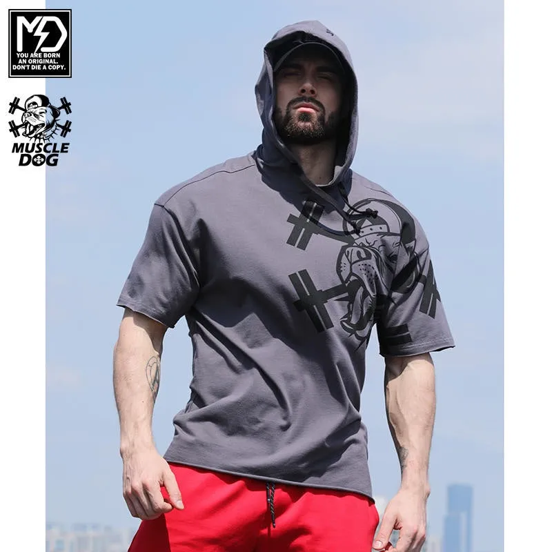 MuscleDog Short Sleeve Hoodie