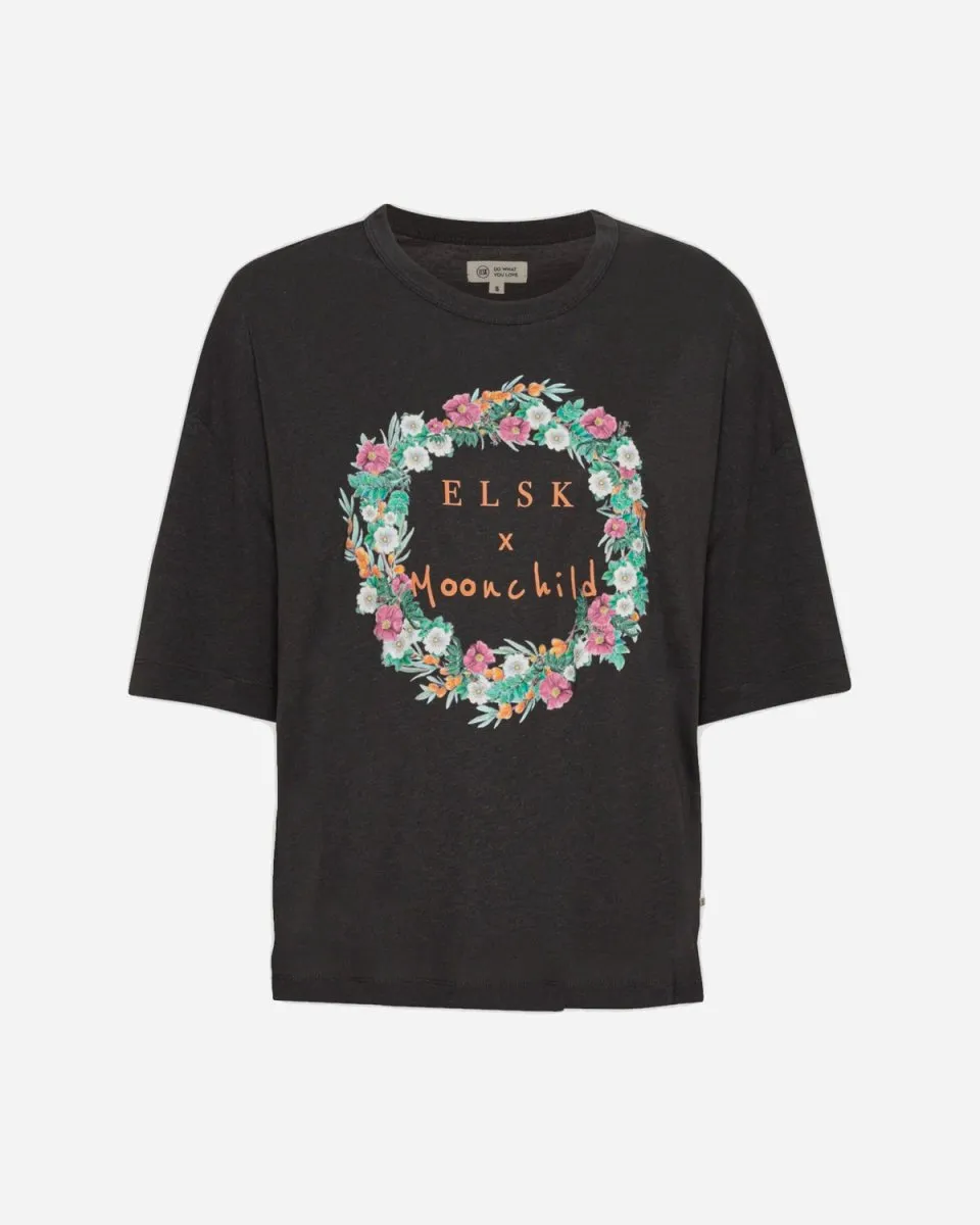 MY x ELSK® THILDA TEE - PIRATE BLACK