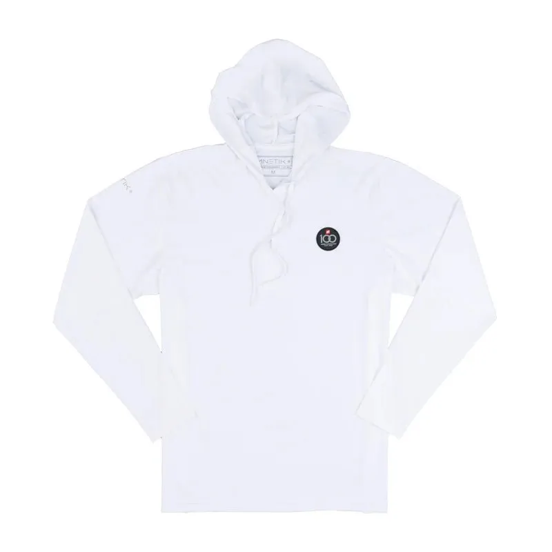 Nautique Anetik Tech LS Hoodie Tee - White Heathered