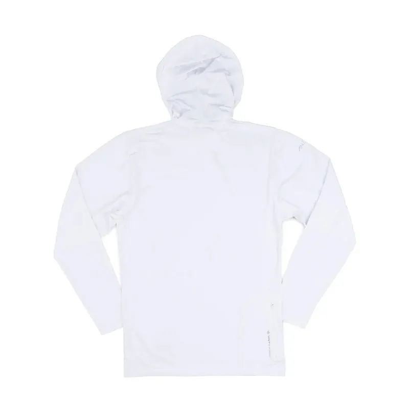 Nautique Anetik Tech LS Hoodie Tee - White Heathered