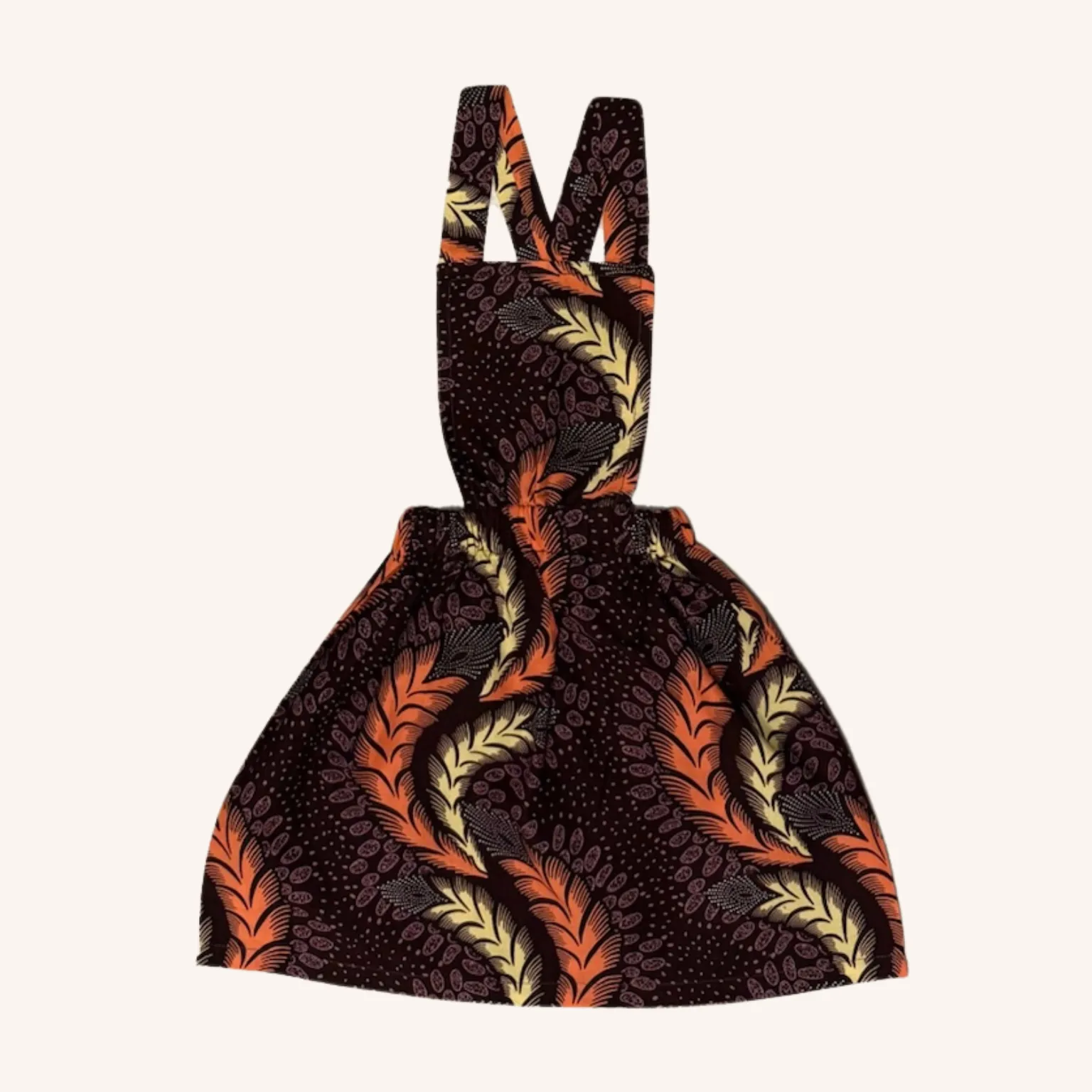 Ndidi Apron Dress | Sunset Feather