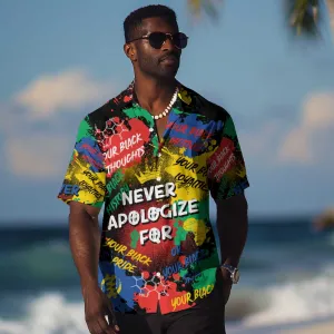 Never Apologize For Being Black Hawaiian Shirt DT02