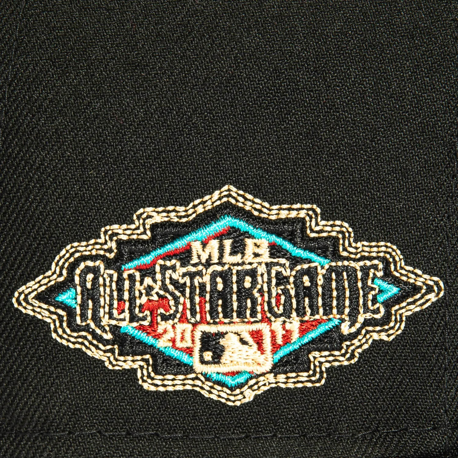 New Era 59Fifty State Stitch Arizona Diamondbacks 2011 All Star Game Patch Hat - Black