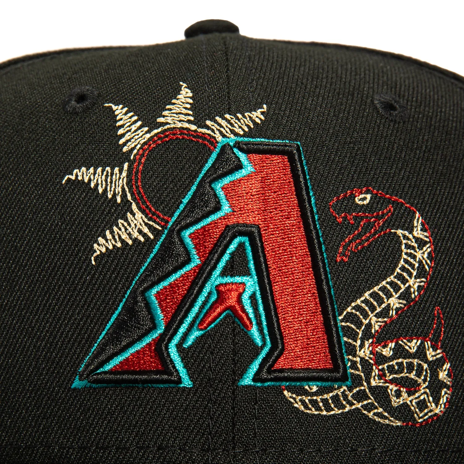 New Era 59Fifty State Stitch Arizona Diamondbacks 2011 All Star Game Patch Hat - Black