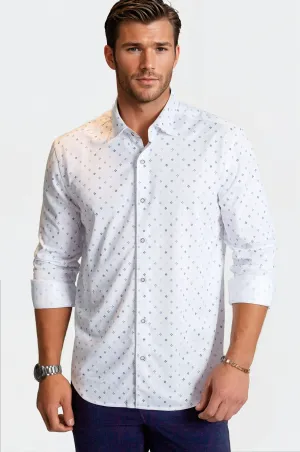 Newport Ditsy Long Sleeve Tech Shirt
