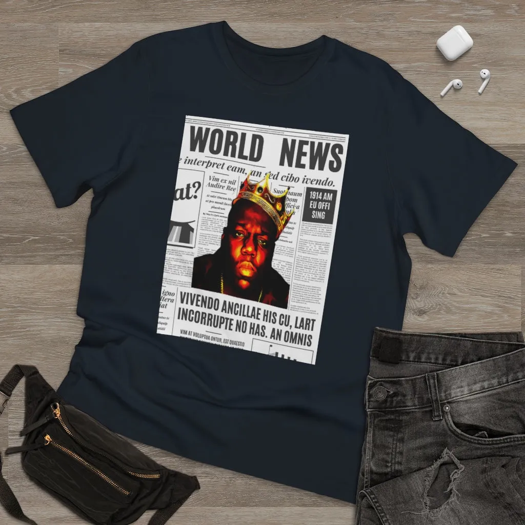 News BIGGIE SMALLS (transparent) Unisex Deluxe T-shirt