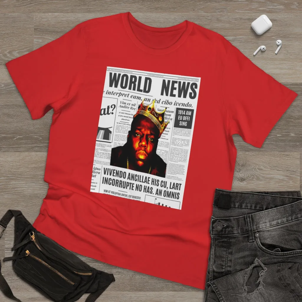 News BIGGIE SMALLS (transparent) Unisex Deluxe T-shirt
