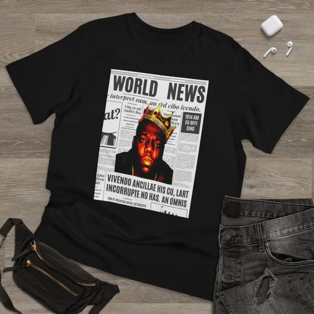 News BIGGIE SMALLS (transparent) Unisex Deluxe T-shirt