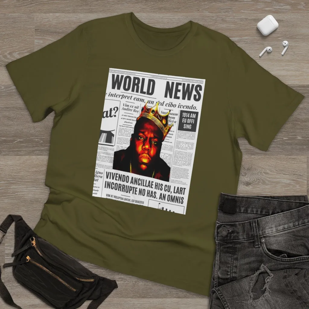 News BIGGIE SMALLS (transparent) Unisex Deluxe T-shirt