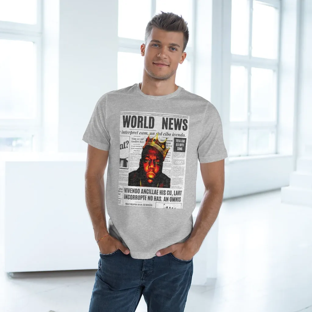 News BIGGIE SMALLS (transparent) Unisex Deluxe T-shirt