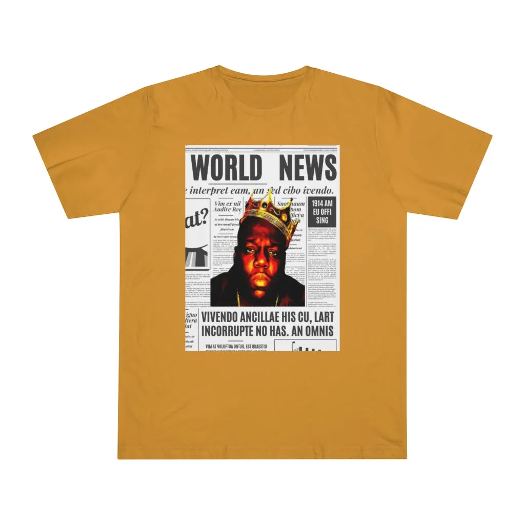 News BIGGIE SMALLS (transparent) Unisex Deluxe T-shirt