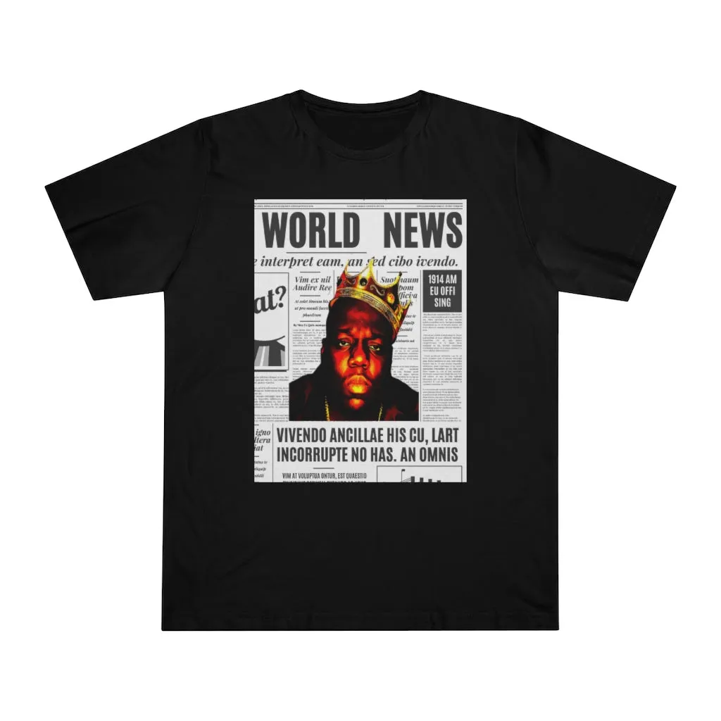 News BIGGIE SMALLS (transparent) Unisex Deluxe T-shirt