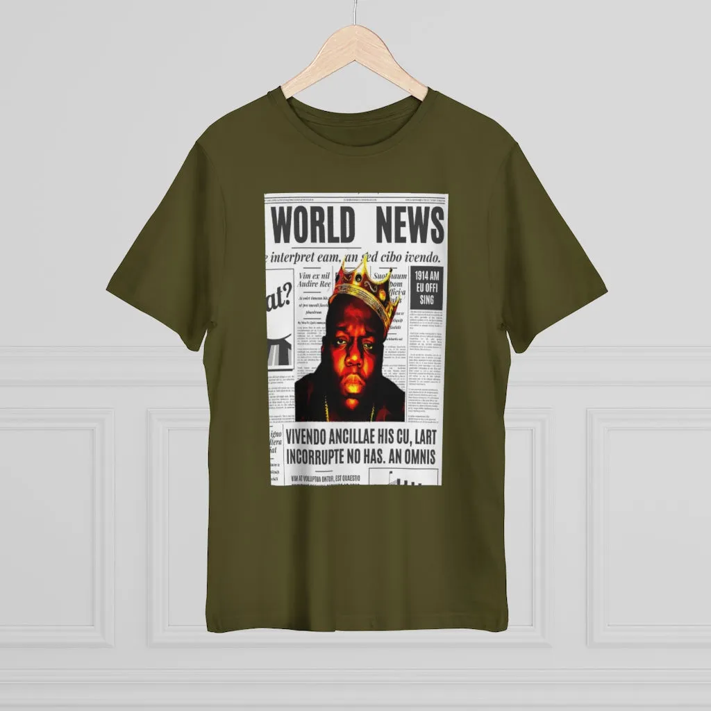 News BIGGIE SMALLS (transparent) Unisex Deluxe T-shirt