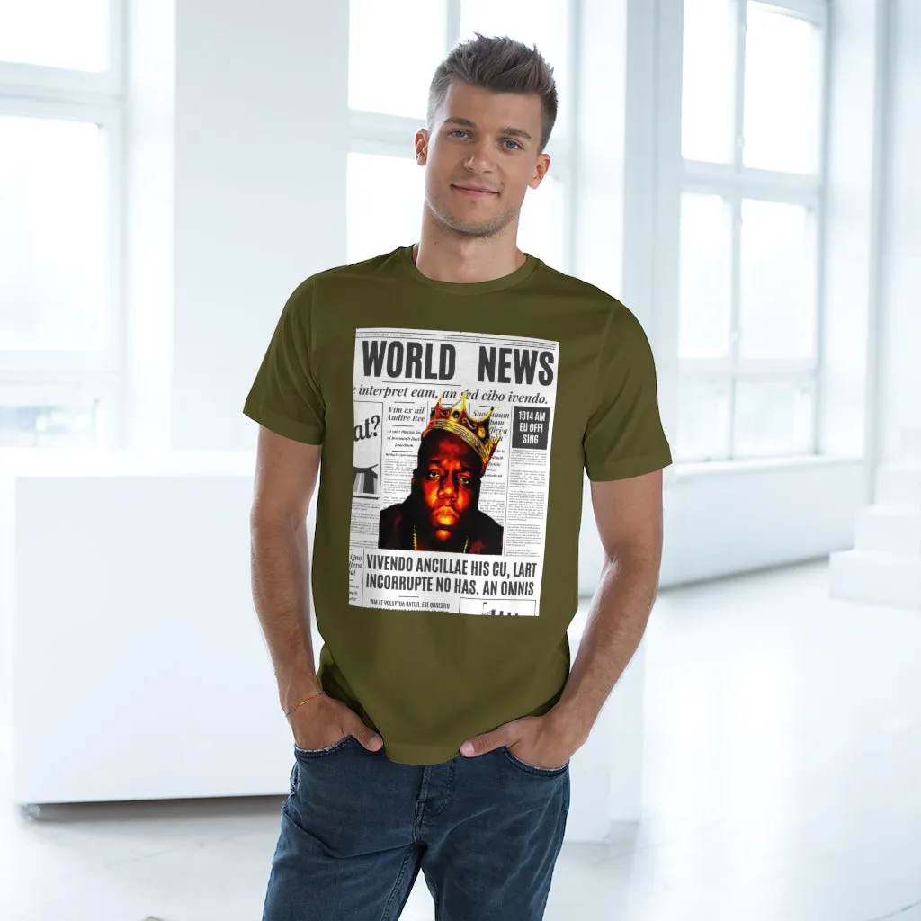 News BIGGIE SMALLS (transparent) Unisex Deluxe T-shirt