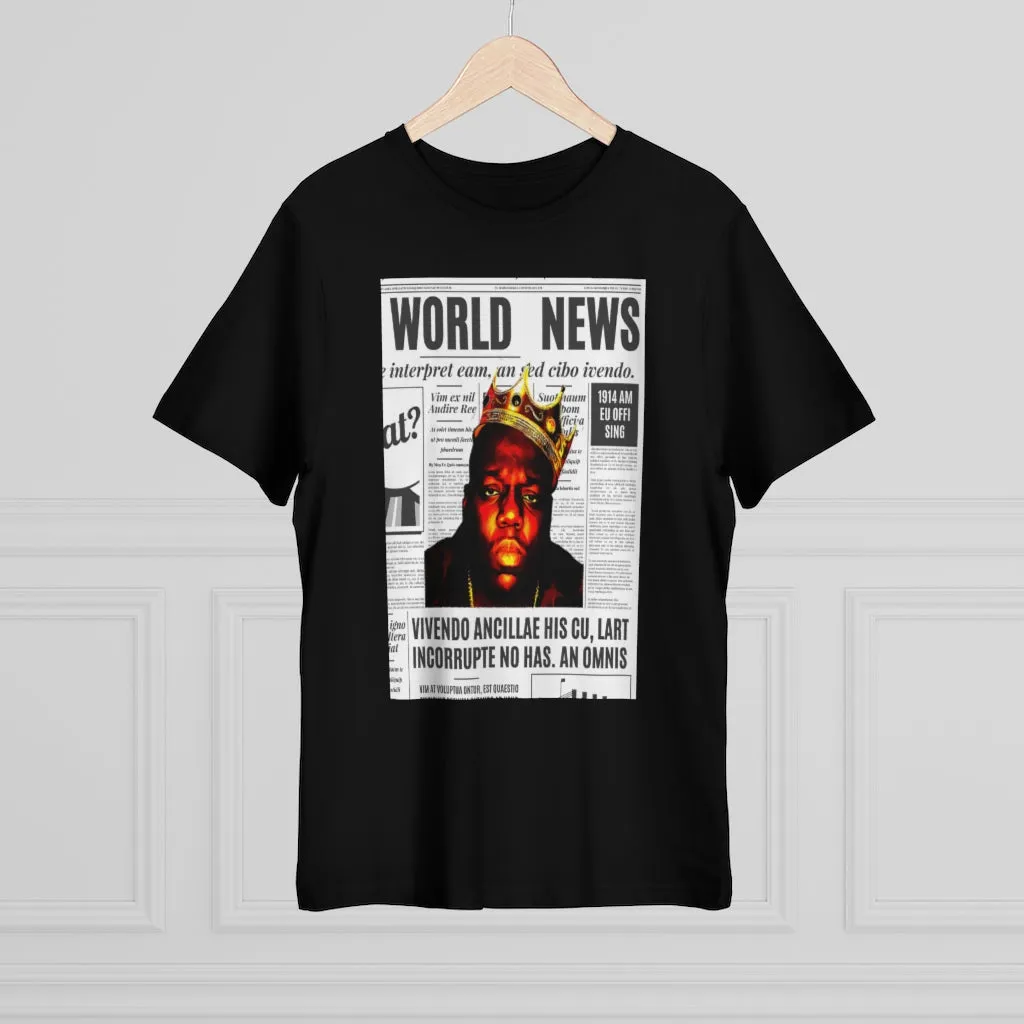 News BIGGIE SMALLS (transparent) Unisex Deluxe T-shirt
