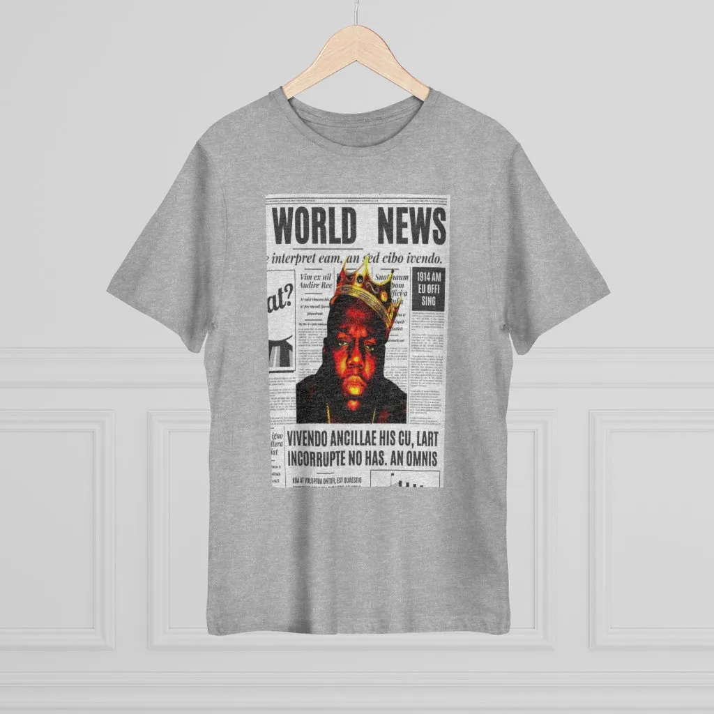 News BIGGIE SMALLS (transparent) Unisex Deluxe T-shirt