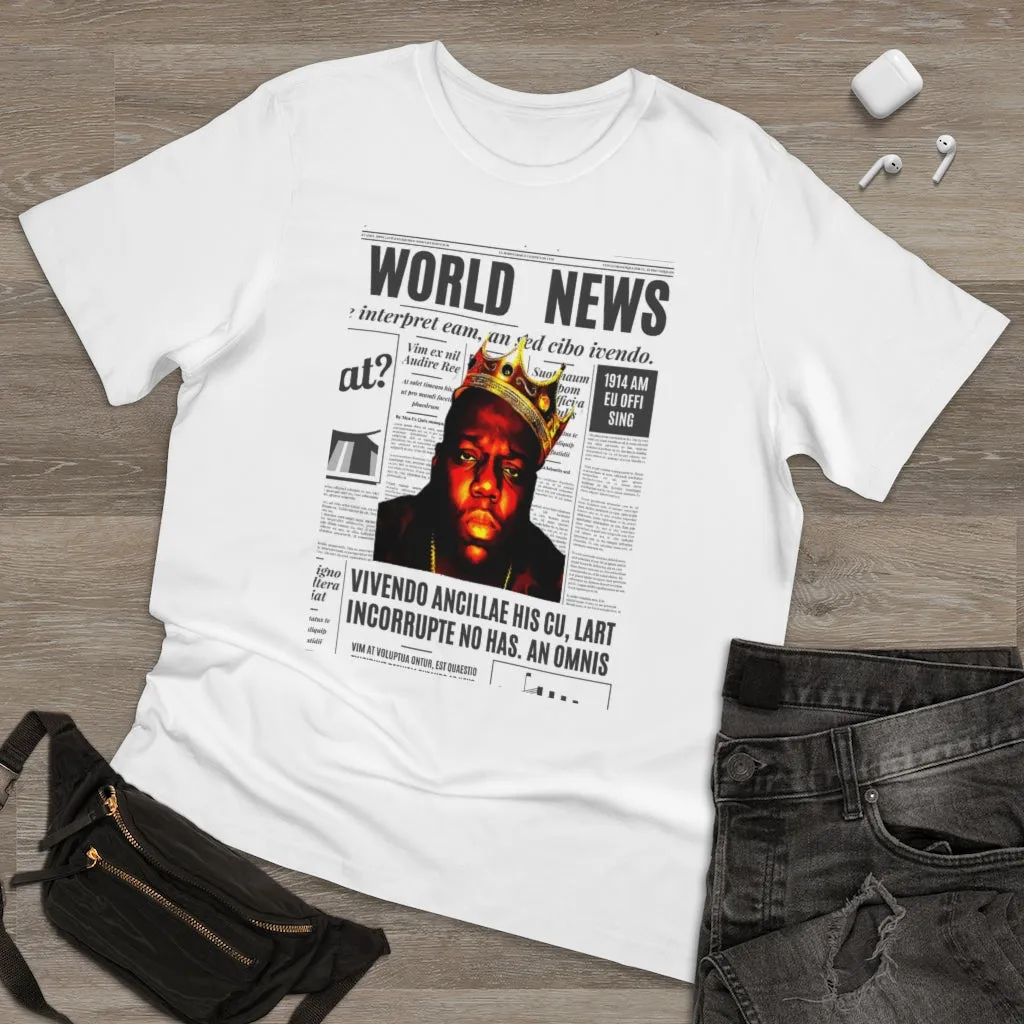 News BIGGIE SMALLS (transparent) Unisex Deluxe T-shirt