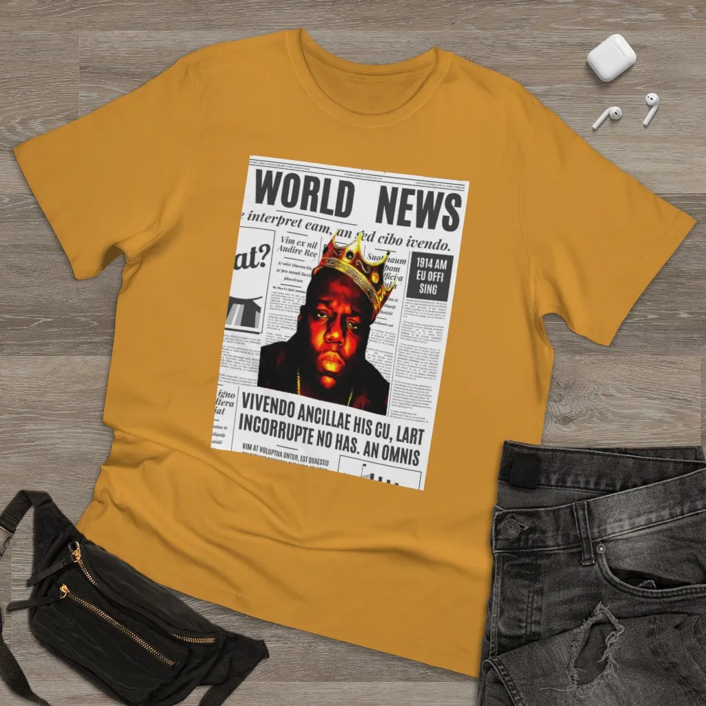 News BIGGIE SMALLS (transparent) Unisex Deluxe T-shirt