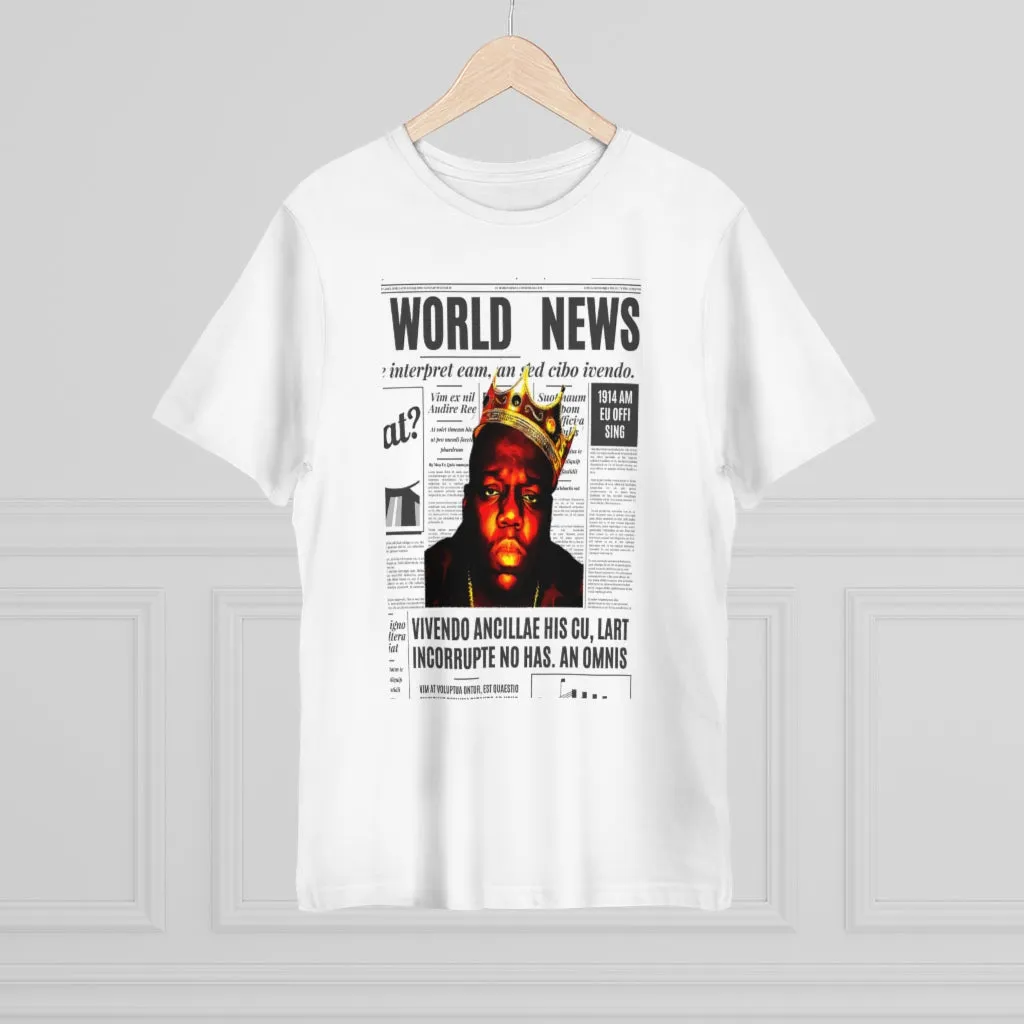 News BIGGIE SMALLS (transparent) Unisex Deluxe T-shirt