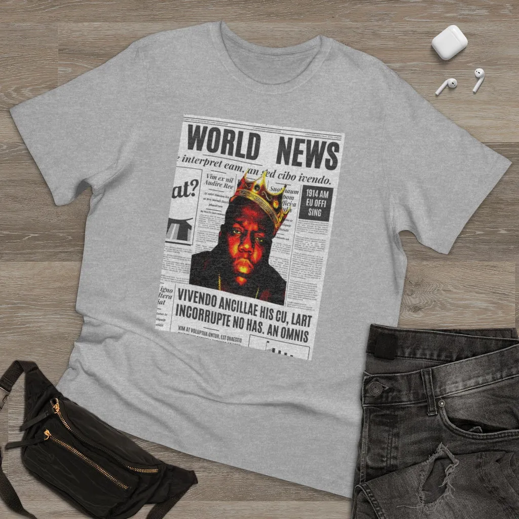 News BIGGIE SMALLS (transparent) Unisex Deluxe T-shirt