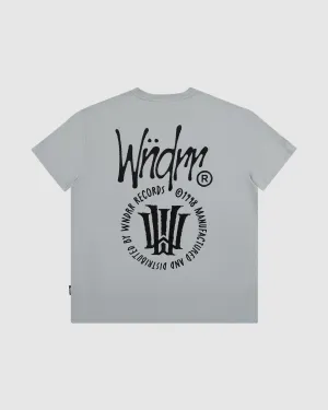 NOISE BOX FIT TEE - CEMENT GREY