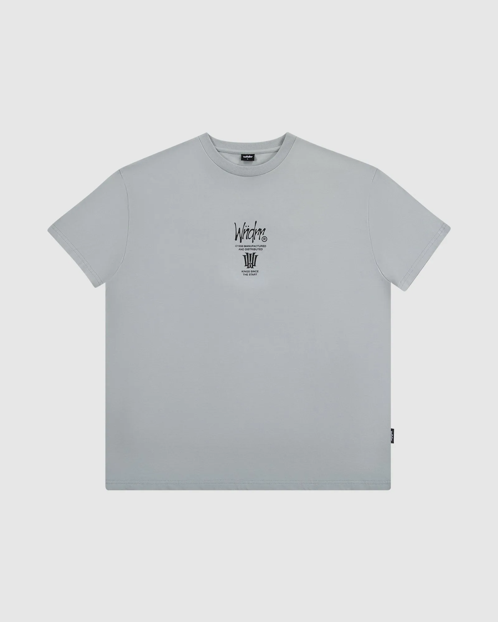 NOISE BOX FIT TEE - CEMENT GREY