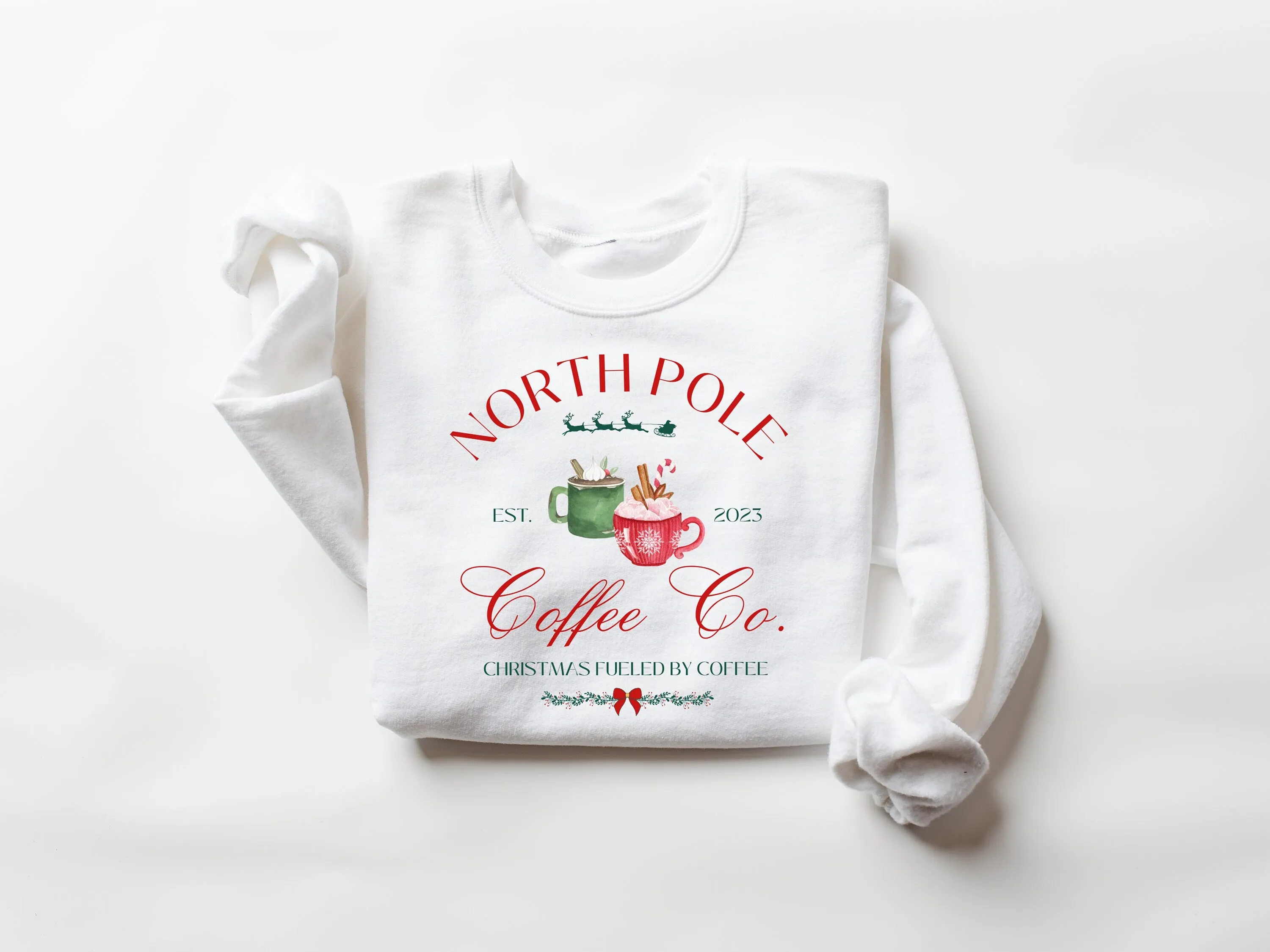 North Pole Coffee Co. Christmas Crewneck