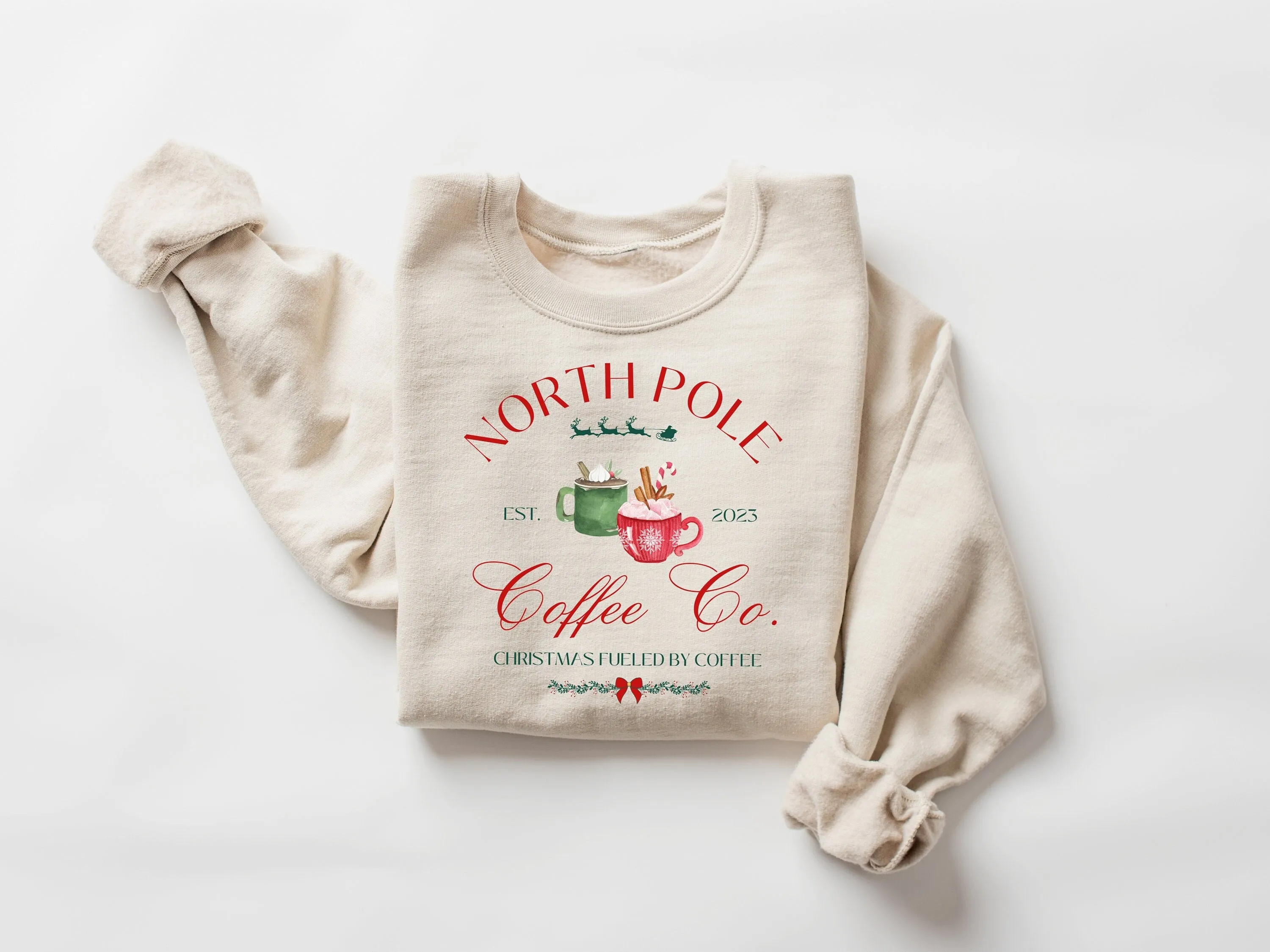 North Pole Coffee Co. Christmas Crewneck