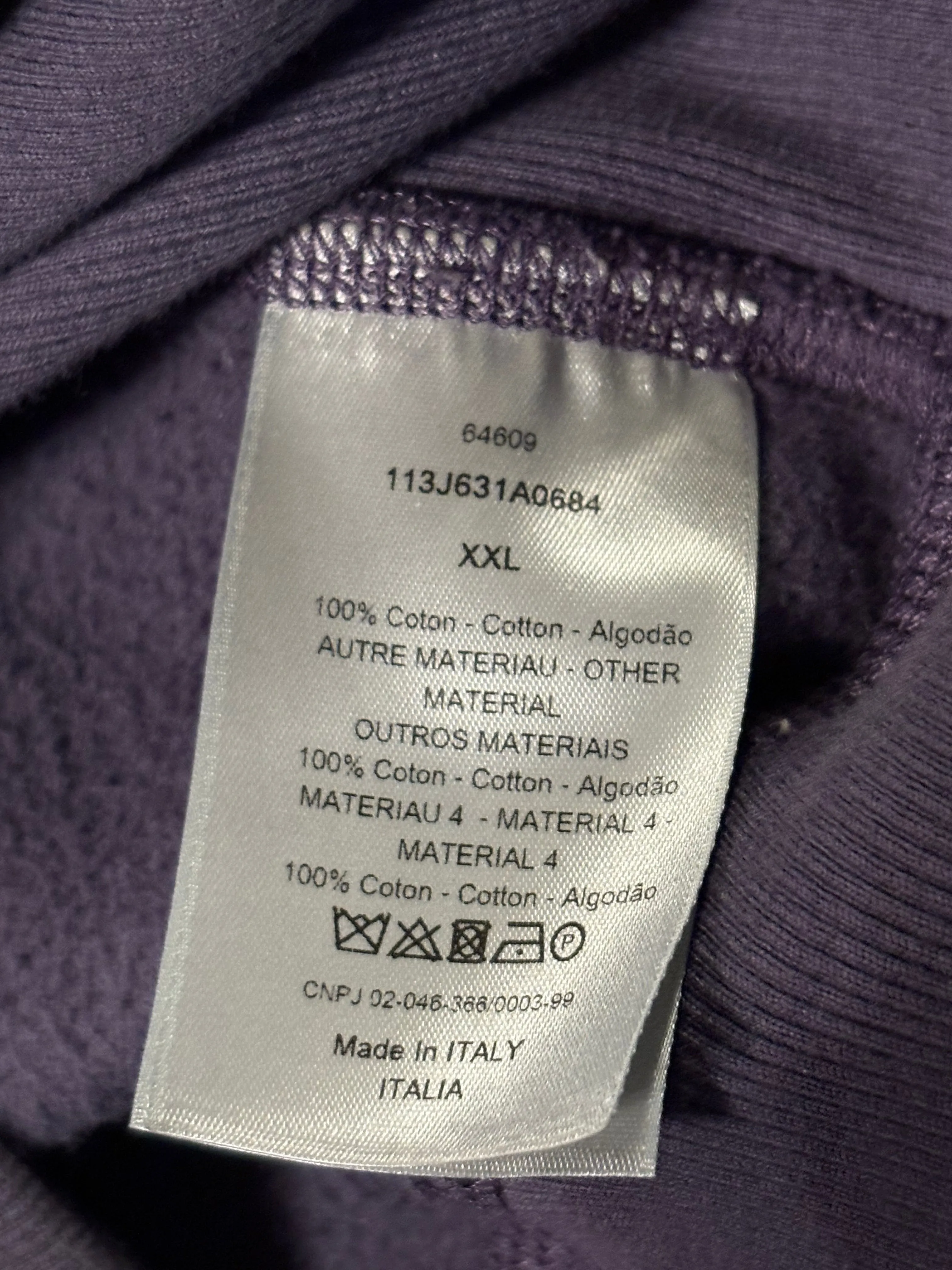 Oblique Relaxed Fit Hoodie