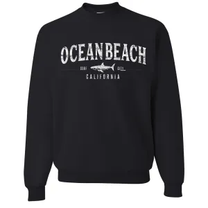 Ocean Beach California Crewneck Sweatshirt
