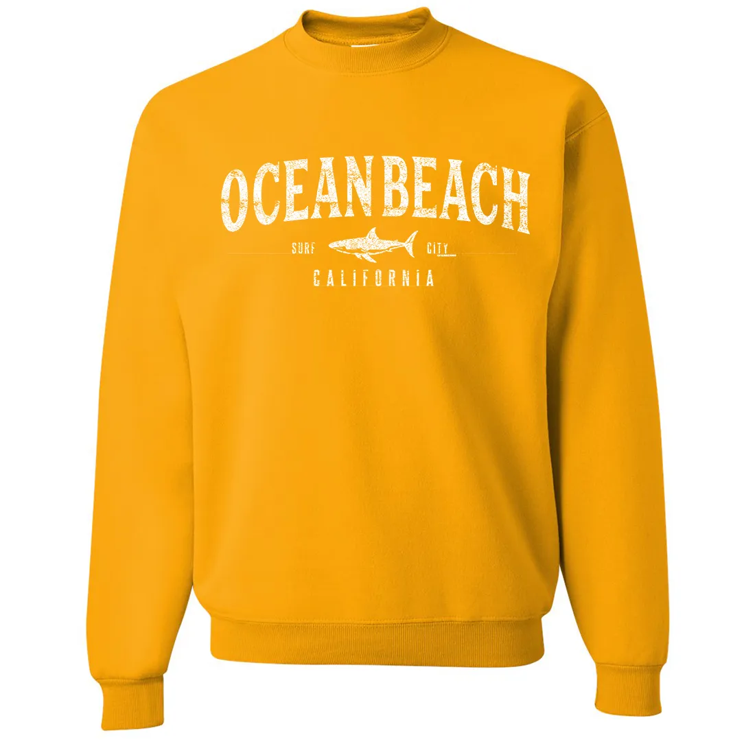 Ocean Beach California Crewneck Sweatshirt