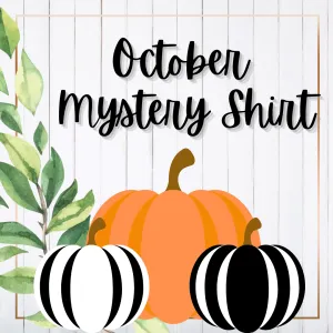 OCTOBER 2024 Mystery Shirt {Pre-Order:  Ships First Week of OCTOBER/Please Order Separately/Orders Are Not Split Up!}