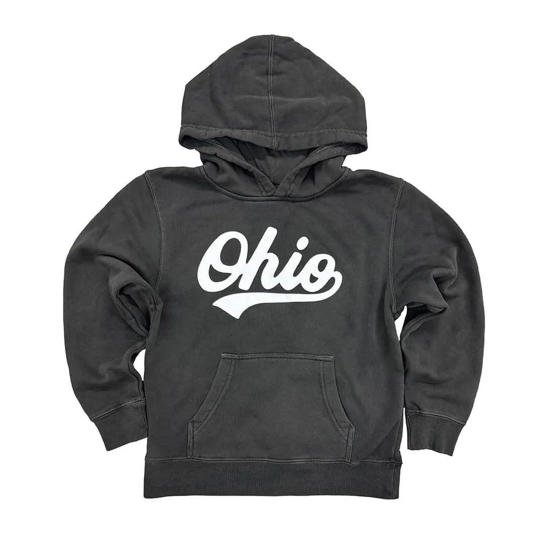 Ohio Script Pigment Dyed Youth Hoodie