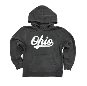 Ohio Script Pigment Dyed Youth Hoodie