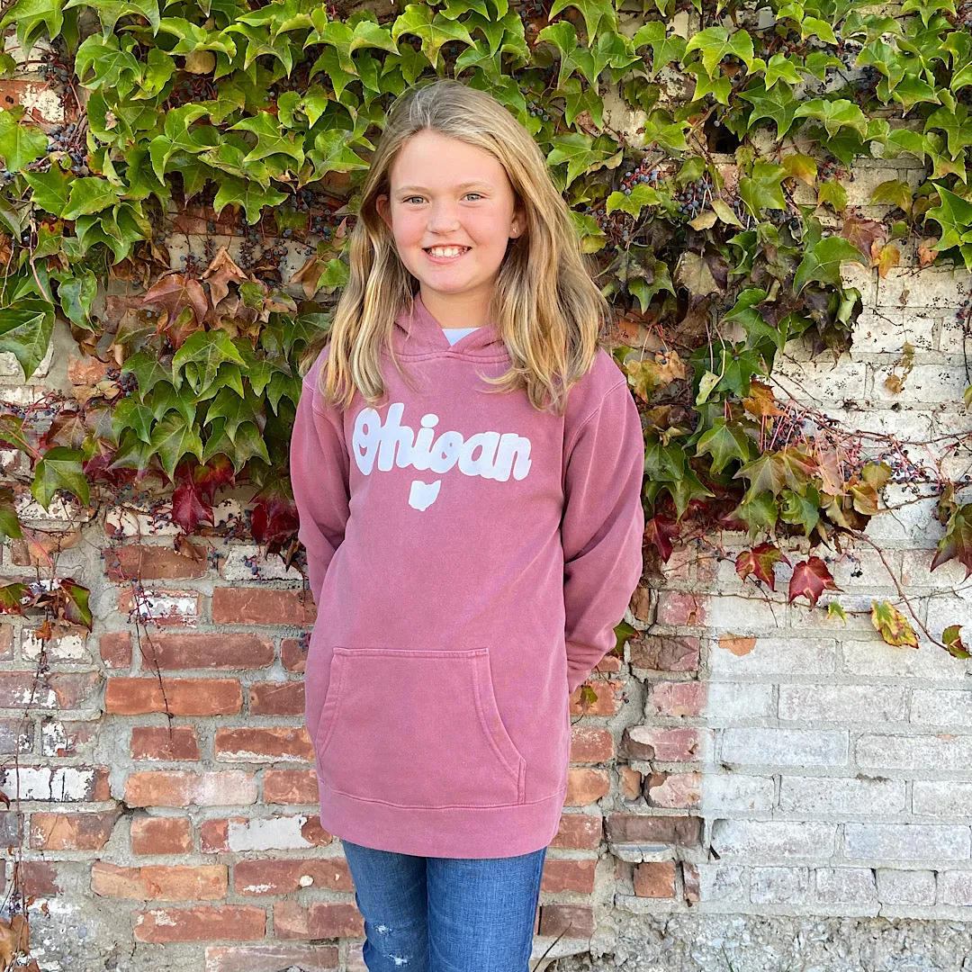 Ohioan Pigment Dyed Youth Hoodie (Discontinued)